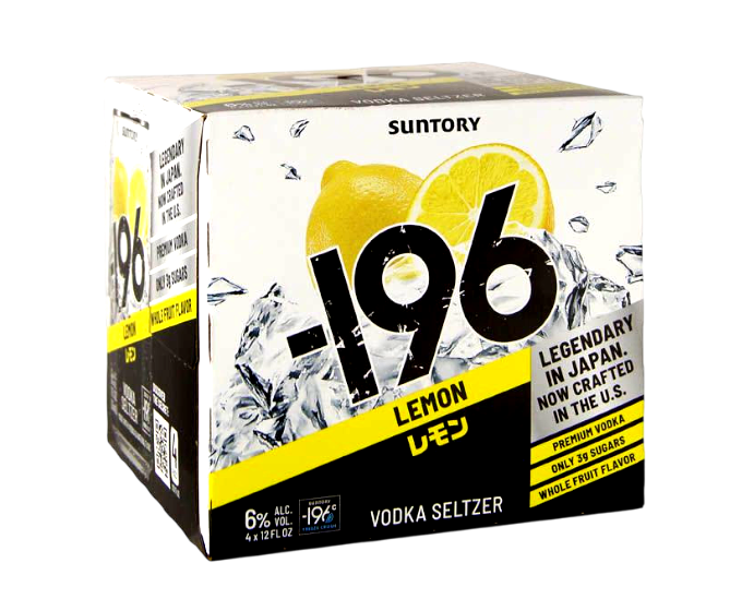 Suntory 196 Lemon 12oz 4-Pack Can
