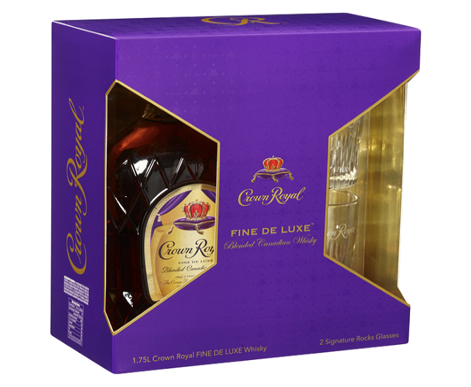 Crown Royal Gift Set 1.75L (With 2 Glass)