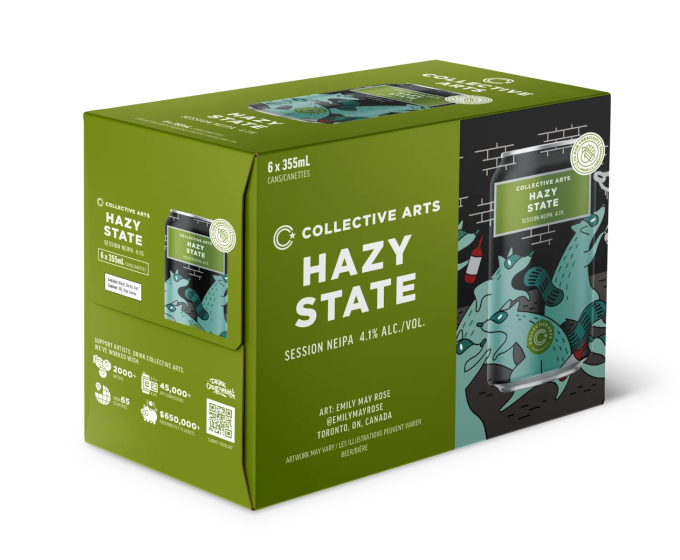 Collective Arts Hazy State 12oz 6-Pack Can