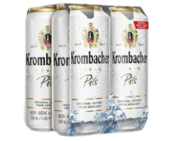 Krombacher Pils 16oz 4-Pack Can