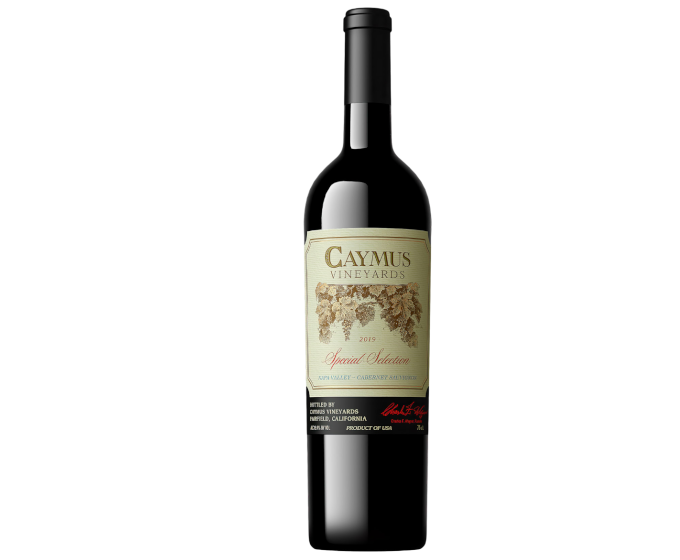 Caymus Cabernet Sauv Special Select 2019 750ml (Scan Correct Item)