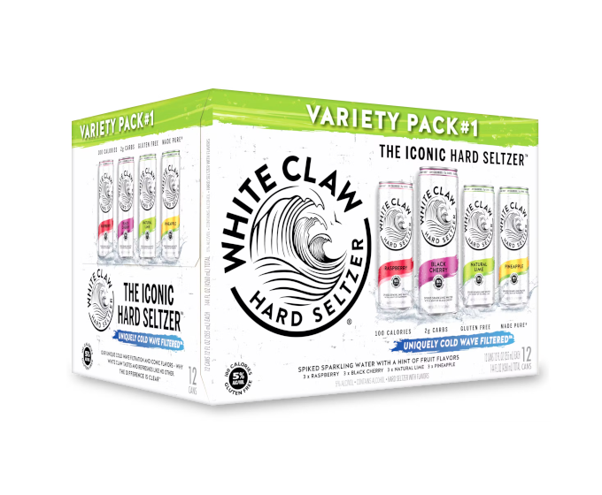 White Claw Non Alcoholic Variety Pack 12oz 12-Pack Can