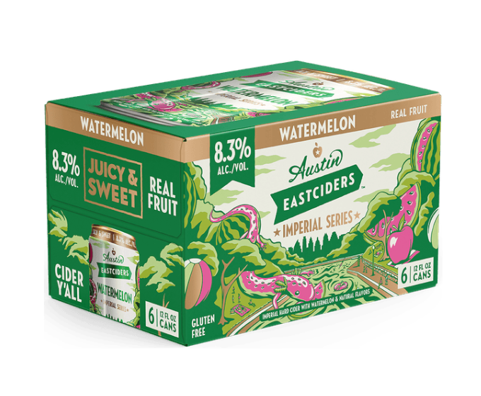 Austin Eastciders Imperial Watermelon 12oz 6-Pack Can