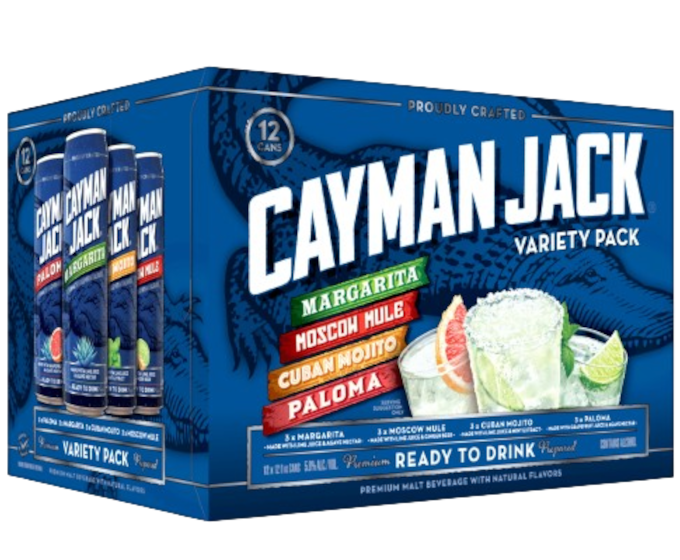 Cayman Jack Variety Pack 12oz 12-Pack Can (Scan Correct Item)