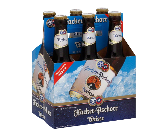 Hacker Pschorr Hefe Weisse Bier 12oz 6-Pack Bottle