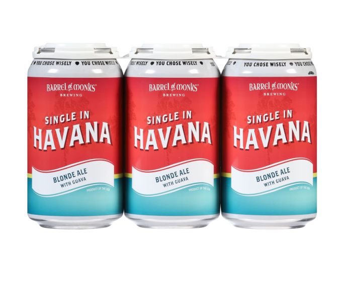 Barrel of Monks Single in Havana 12oz 6-Pack Can