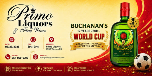 Celebrate the Game with Buchanan's 12 Years Scotch Whisky – Free Tasting at Primo Liquors Weston