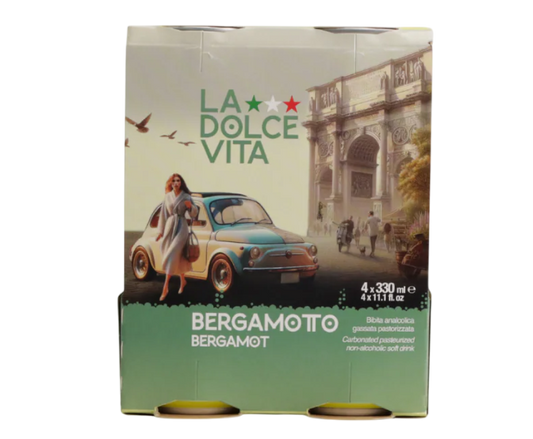 La Dolce Vita Bergamotto 330ml 4-Pack Can
