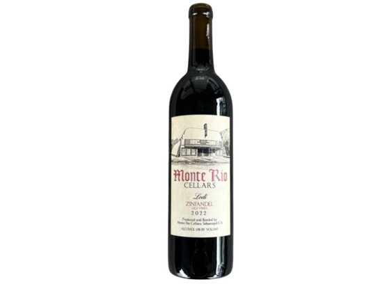 Monte Rio Cellars Old Vines Zin 2022 750ml (No Barcode)