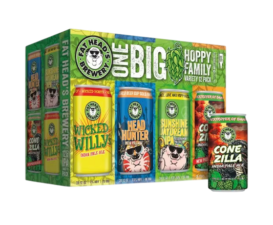 Fat Heads One Big Hoppy Family Variety 12oz 12-Pack Can