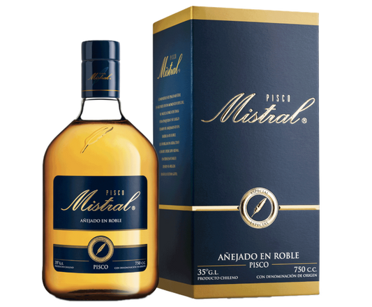 Pisco Mistral 35 Anejado en Roble 750ml