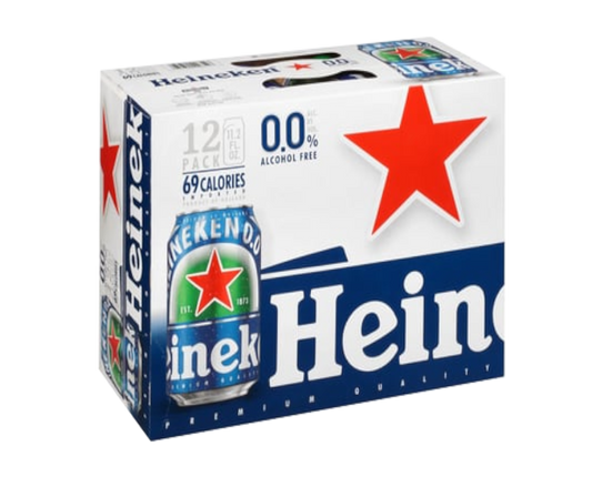 Heineken 00 Non Alcoholic 11.2oz 12-Pack Can