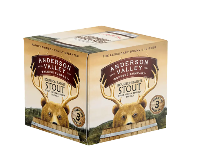 Anderson Valley Bourbon Barrel Stout 12oz 4-Pack Can