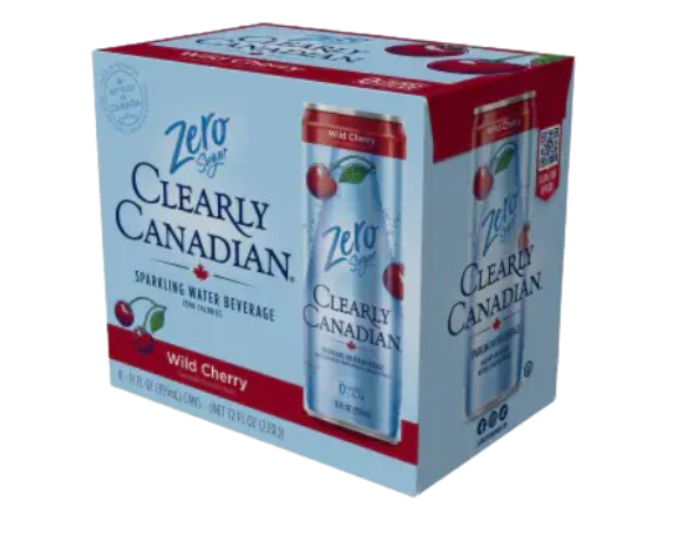 Clearly Canadian Wild Cherry 12oz 6-Pack Can