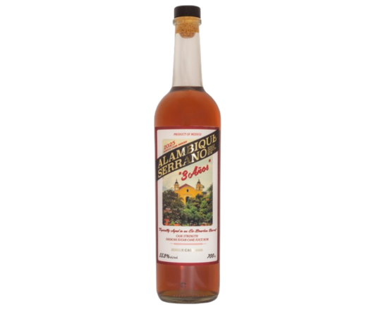 Alambique Serrano 3 Anos Cask #268 Ex Bourbon 2025 700ml
