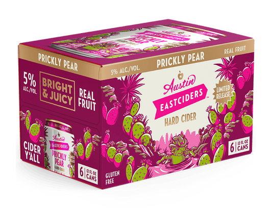 Austin Eastciders Prickly Pear 12oz 6-Pack Can