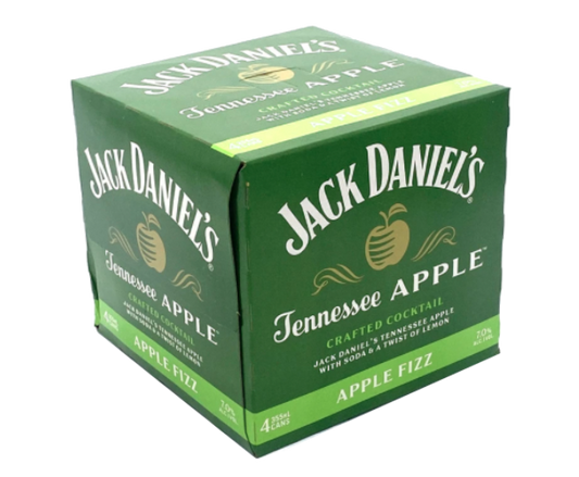 Jack Daniels Apple Fizz 12oz 4-Pack Can (DNO P3)