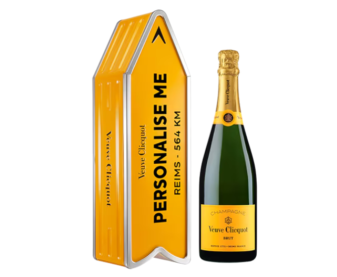 Veuve Clicquot Brut Yellow Label 750ml With Miami Arrow Box
