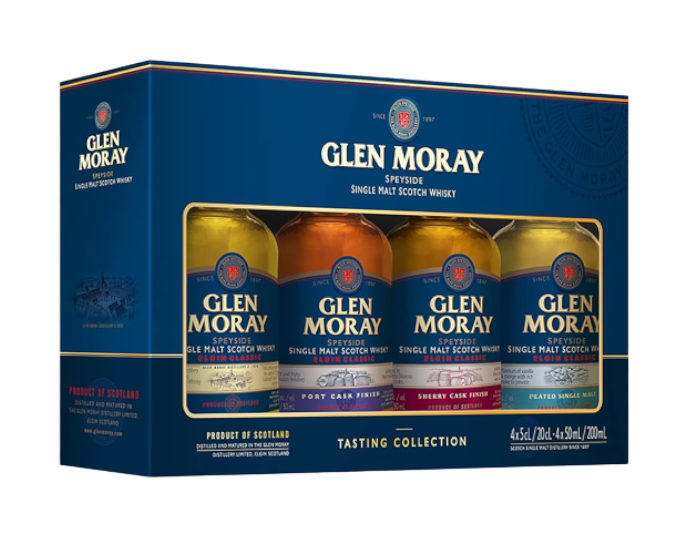 Glen Moray Heritage Tasting Collection 50ml (4-Pack Bottle)