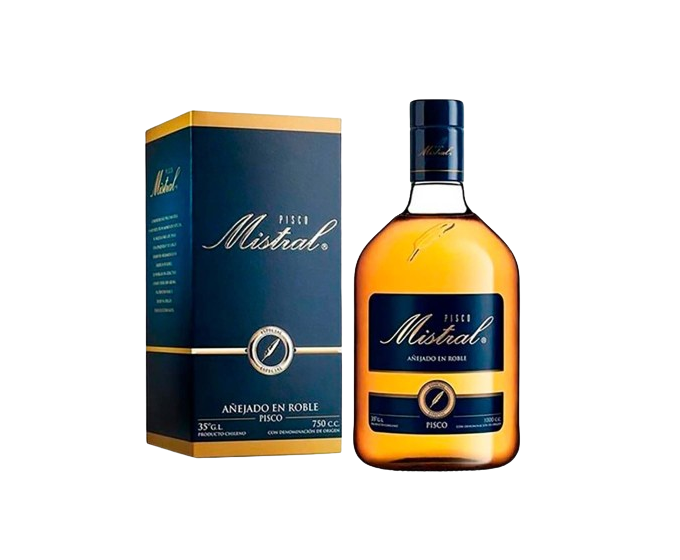 Pisco Mistral 35 Anejado en Roble 750ml