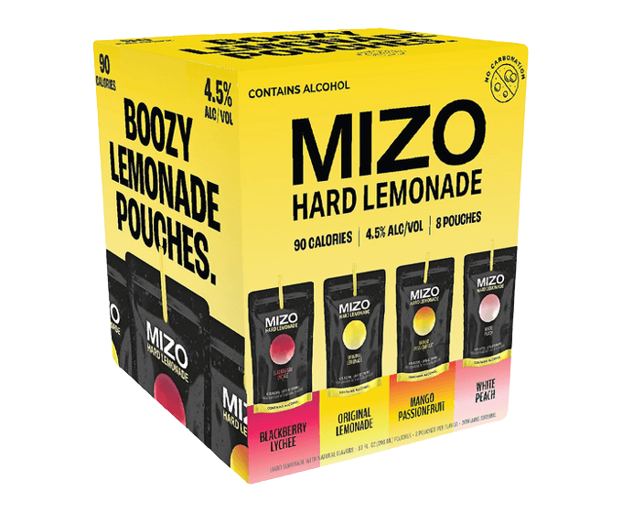 Mizo Hard lemonade 10oz 6-Pack Pouch