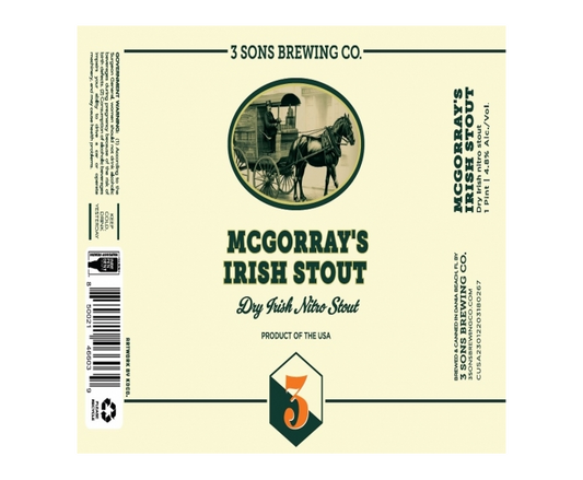 Three Sons McGorrays Irish Red 16oz 4-Pack Can