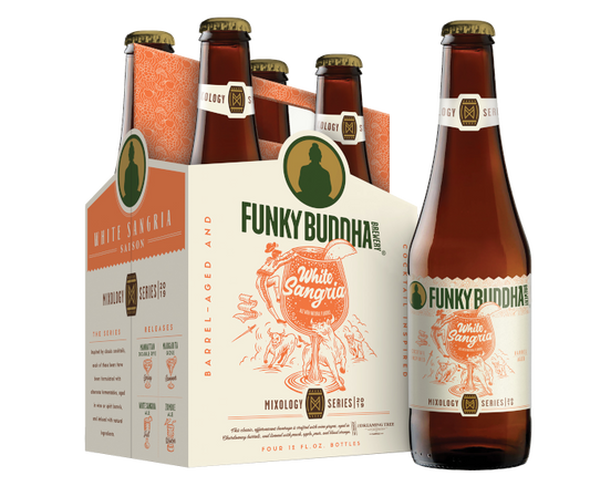 Funky Buddha White Sangria 12oz 4-Pack Bottle