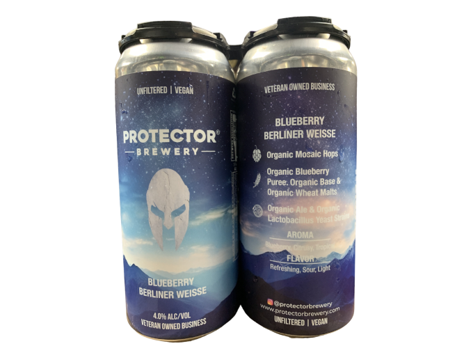 Protector Blueberry Berliner 16oz 4-Pack Can (No Barcode)