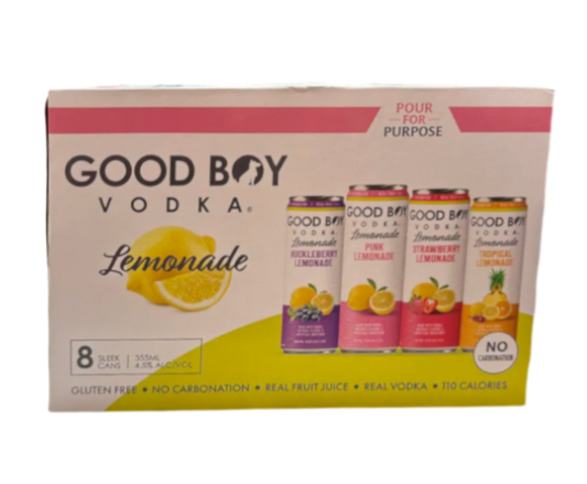 Good Boy Lemonade Variety Pack 12oz 8-Pack Can