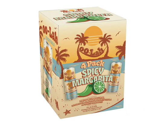 Oo Lah Spicy Margarita 12oz 4-Pack Can