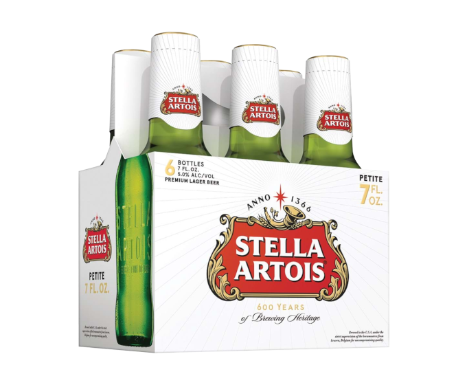 Stella Artois Premium 7oz 6-Pack Bottle