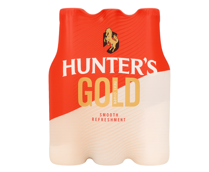 Hunters Gold Cider 330ml 6-Pack Bottle
