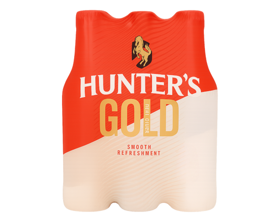Hunters Gold Cider 330ml 6-Pack Bottle