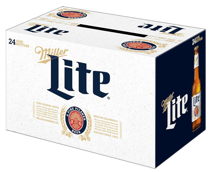 Miller Lite 12oz 24-Pack Bottle