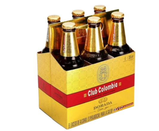Club Colombia Dorada 11.2oz 6-Pack Bottle