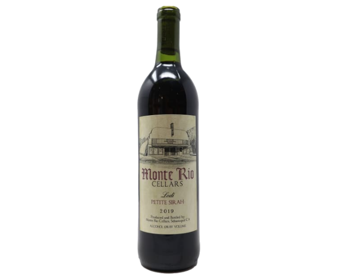 Monte Rio Cellars Petite Sirah 750ml (No Barcode)