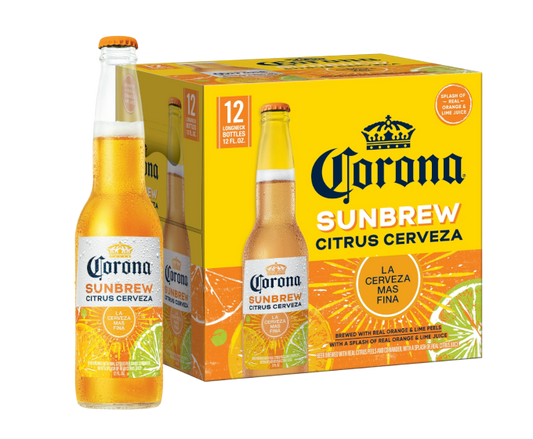 Corona Sunbrew Citrus Cerveza 12oz 12-Pack Bottle