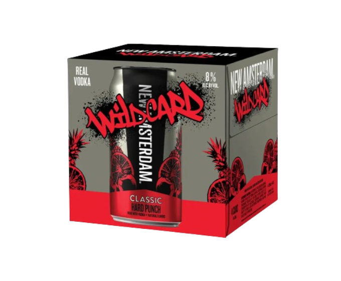 New Amsterdam Wild Card Classic Hard Punch 355ml 4-Pack Can