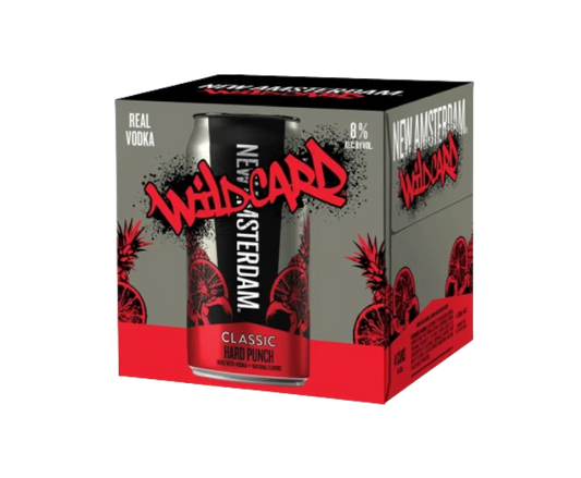 New Amsterdam Wild Card Classic Hard Punch 355ml 4-Pack Can