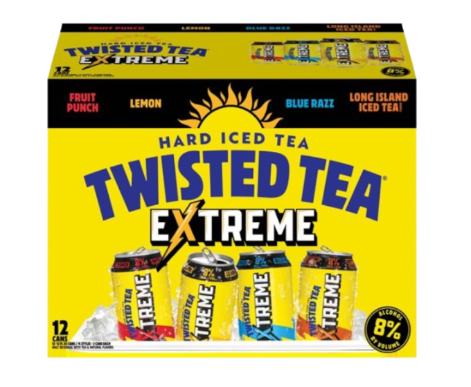 Twisted Tea Extreme Hard Iced Tea Variety Pack 12oz 12-Pack Can