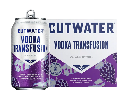 Cutwater Grape Vodka Transfusion 12oz 4-Pack Can