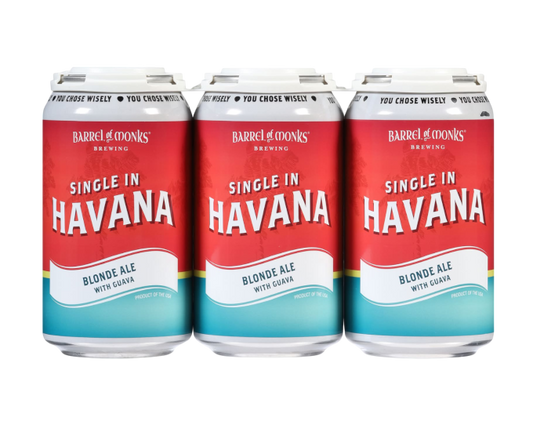 Barrel of Monks Single in Havana 12oz 6-Pack Can
