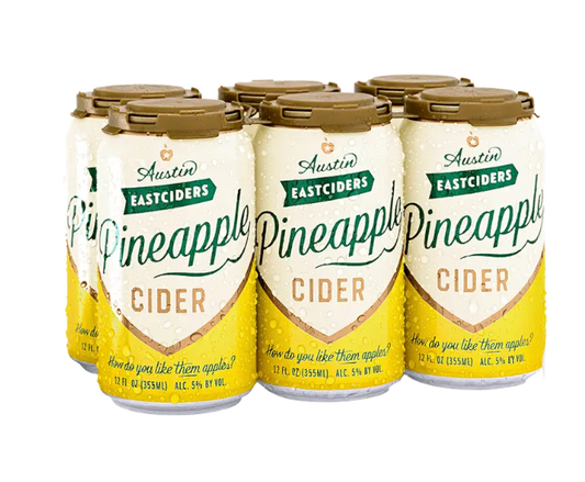 Austin Eastciders Pineapple 12oz 6-Pack Can