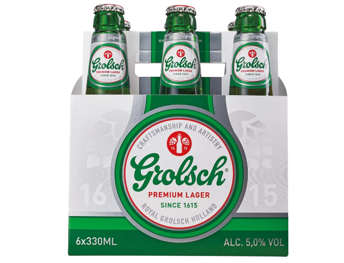 Grolsch Premium Lager 11.2oz 6-Pack Bottle