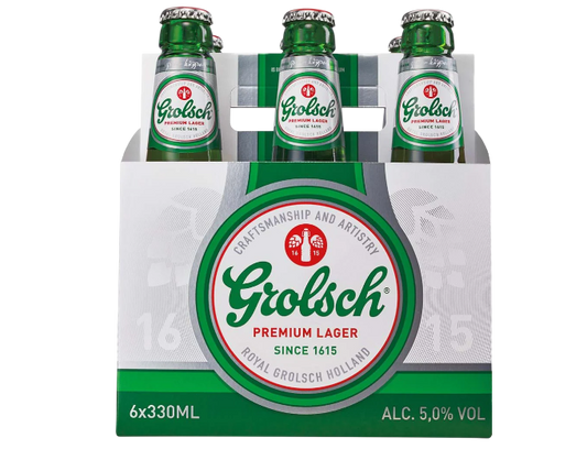 Grolsch Premium Lager 11.2oz 6-Pack Bottle