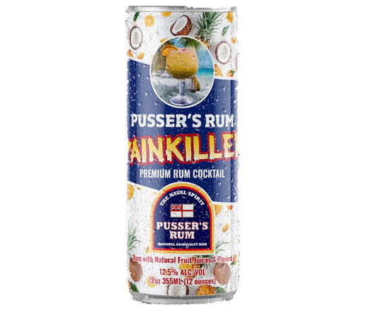 Pussers Rum Painkiller Premium RTD 12oz 4-Pack Can