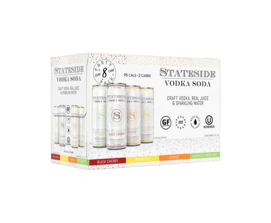 Stateside Variety Vodka 12oz 8-Pack Can