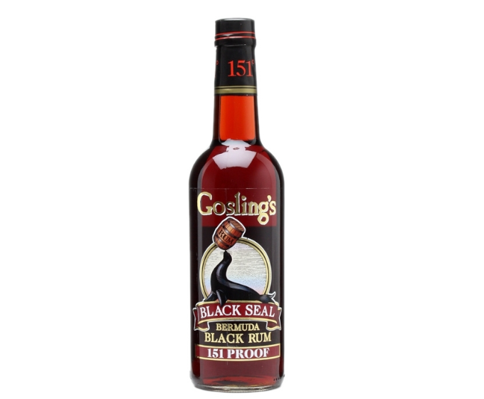 Goslings Black Seal 151 Proof 1L (DNO P4)