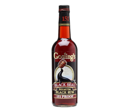 Goslings Black Seal 151 Proof 1L (DNO P4)