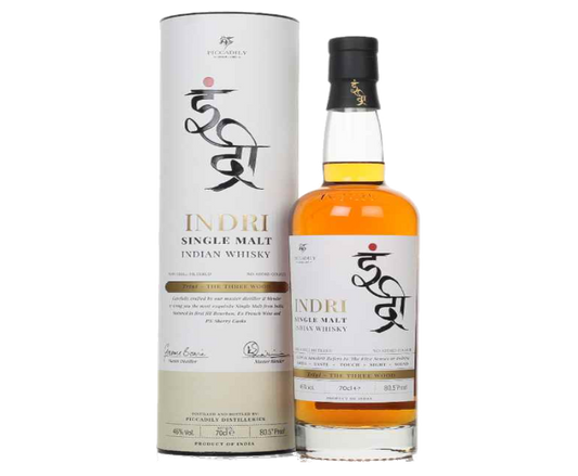 Indri Trini The Three Wood Indian Single Malt 750ml